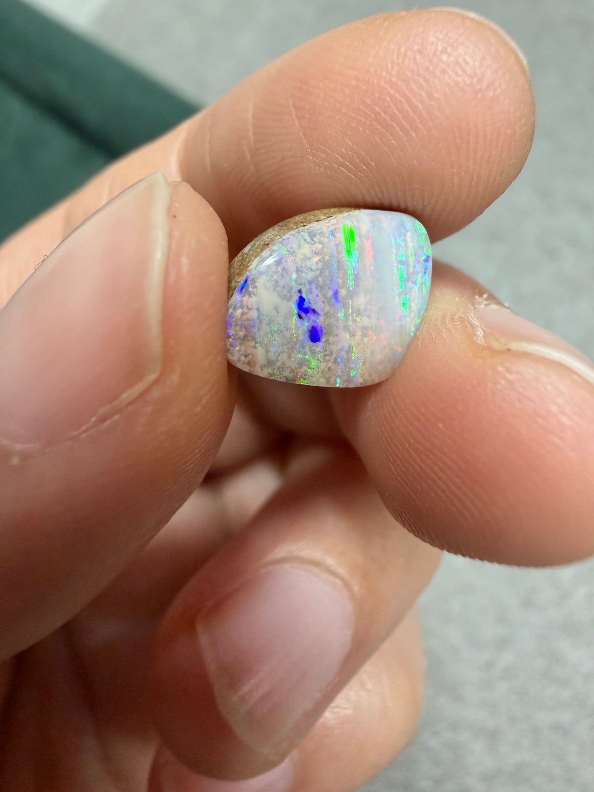 29.Boulder opal rainbow stripe special