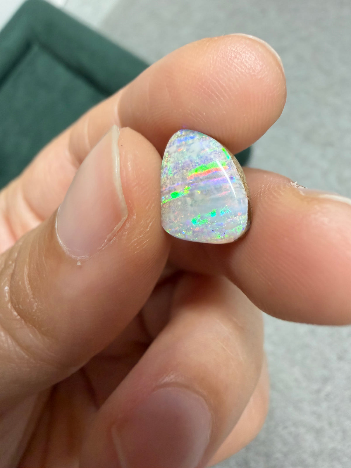 29.Boulder opal rainbow stripe special