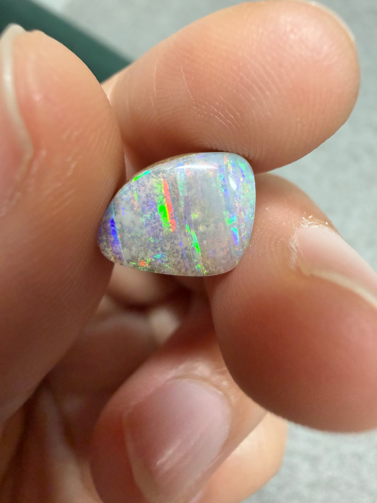 29.Boulder opal rainbow stripe special