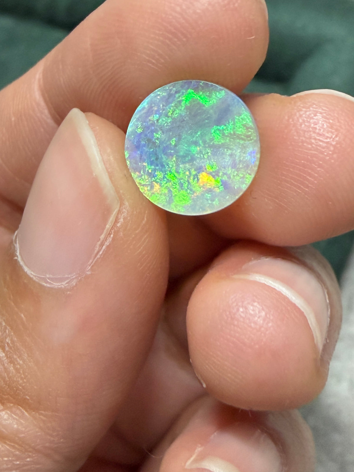41. Neptune Crystal Opal double sided rolling flash