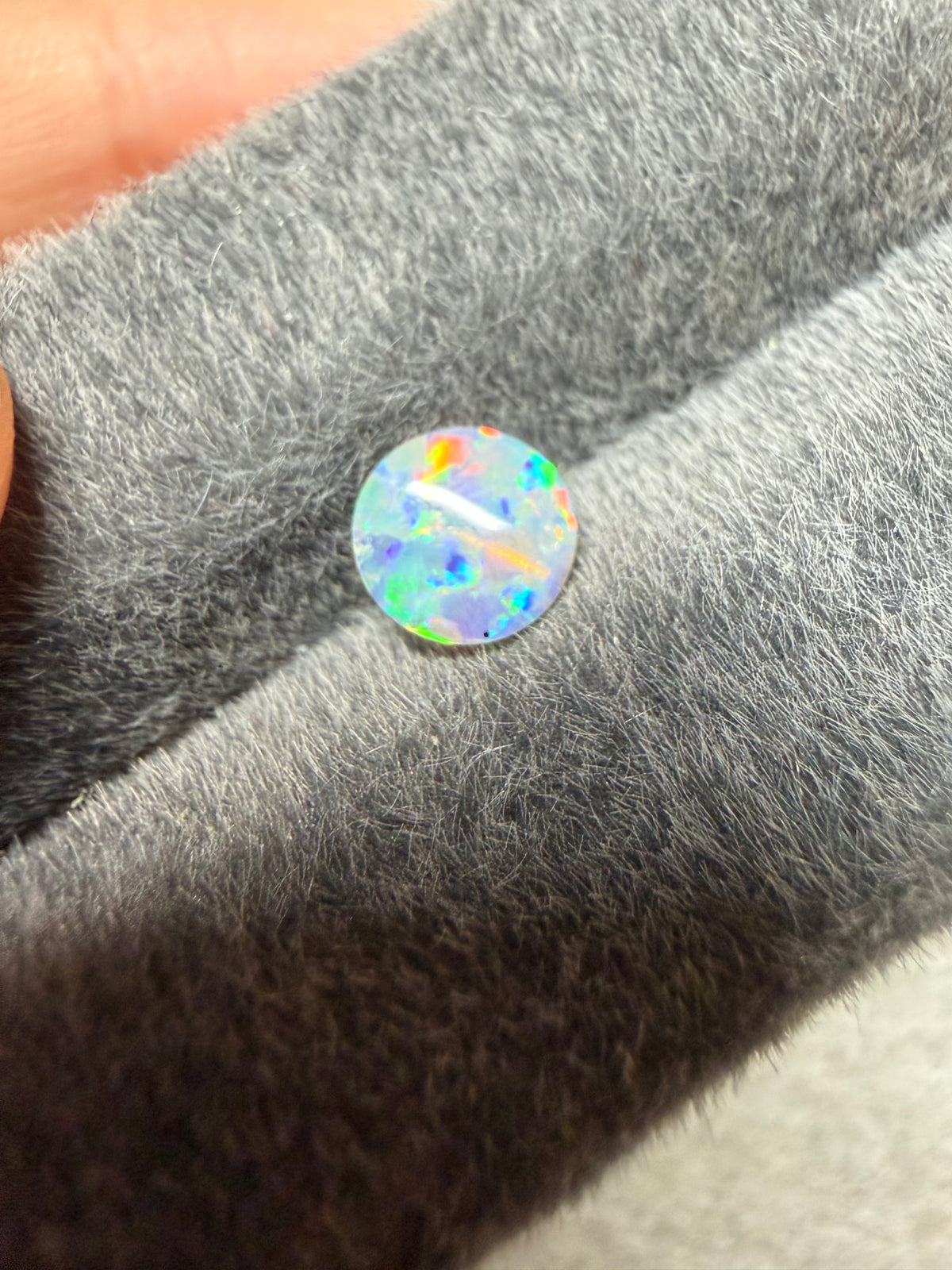 40. Round Rainbow Crystal Opal
