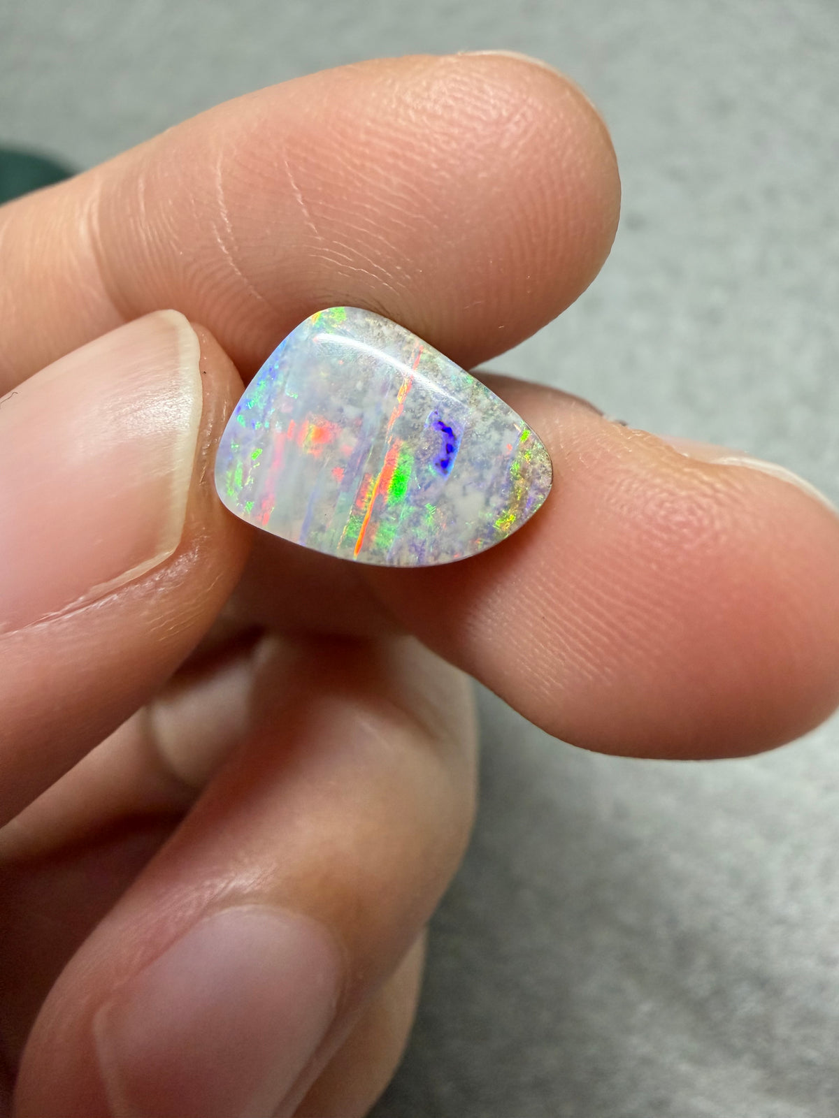 29.Boulder opal rainbow stripe special