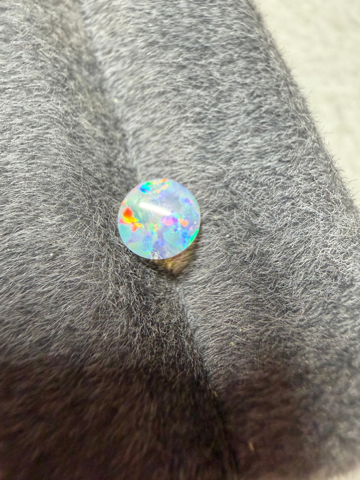 40. Round Rainbow Crystal Opal