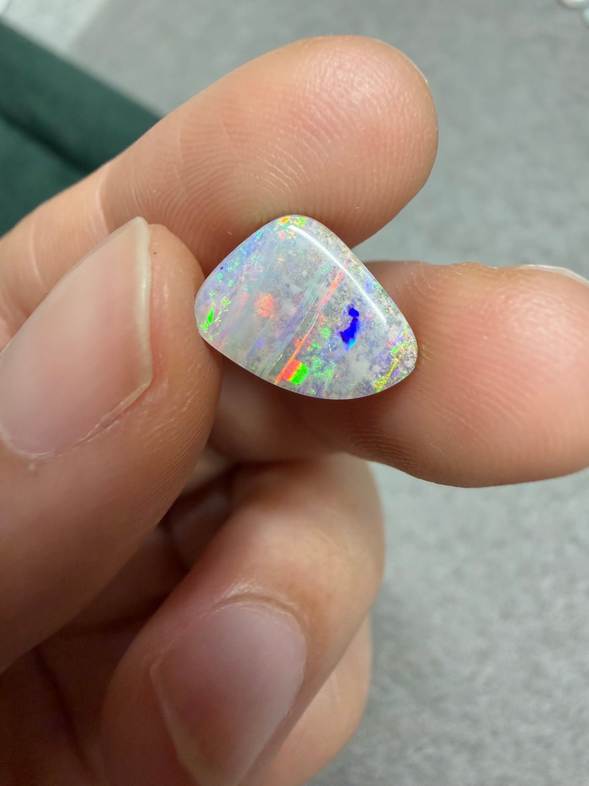 29.Boulder opal rainbow stripe special