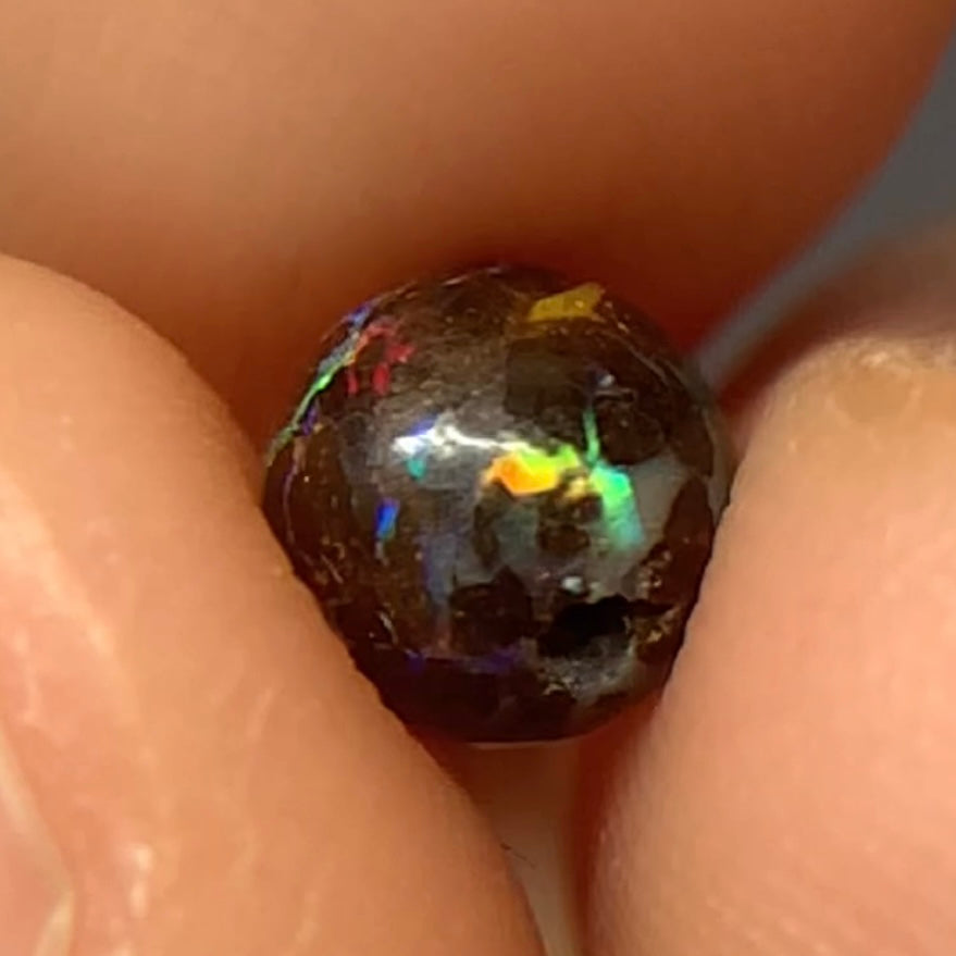 Rainbow Boulder Bead